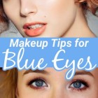 Grote blauwe ogen make-up tutorial