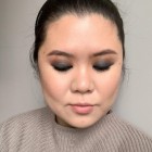 Zwarte oog make-up tutorial met oogschaduw