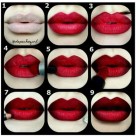 Zwarte lip make-up tutorial