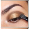 Gouden bruine oog make-up tutorial