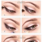 Groene oogschaduw make-up tutorial voor bruine ogen