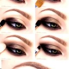 Marineblauw oog make-up tutorial