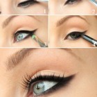 Zilveren eyeliner make-up tutorial