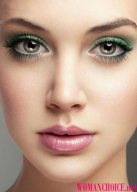 Lente groene make-up tutorial