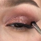 Glitter make-up tutorial