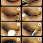 Gold eye make-up tutorial