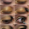 Verjaardag make-up tutorial goud dramatische make-up