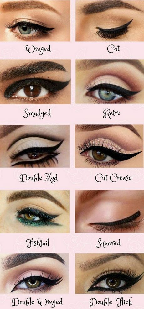 Cat eye eyeliner make-up tutorial