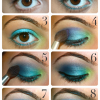 Dramatische groene ogen make-up tutorial