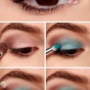 Eenvoudige make-up tutorial voor blauwe ogen