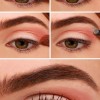 Peach en gold eye make-up tutorial