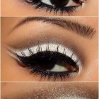 Wit glitter oog make-up tutorial