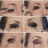Donkere oogschaduw make-up tutorial
