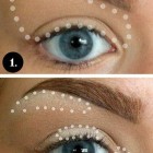 Dag make-up tutorial voor blauwe ogen