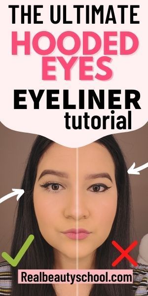 Oog make-up tutorial voor hooded oogleden