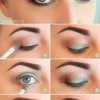 Groene en zwarte make-up tutorial