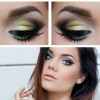 Groene oogschaduw make-up tutorial