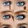 Make-up tutorial voor blauwe oogschaduw