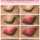 Rood zwart oog make-up tutorial